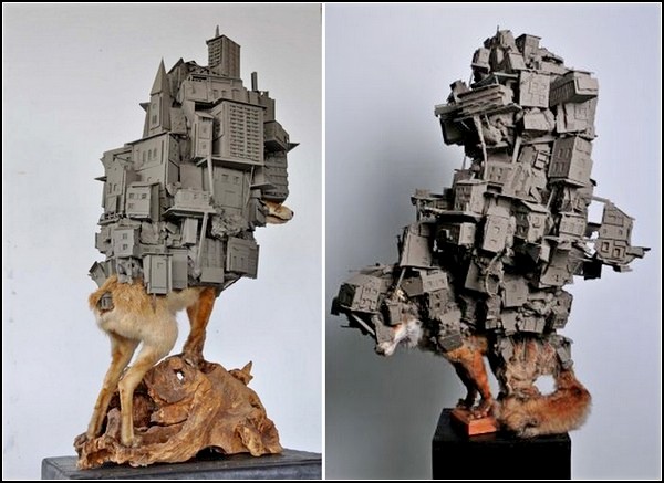 Животные и цивилизация. Злободневные скульптуры Пима Палсграафа (Pim Palsgraaf)