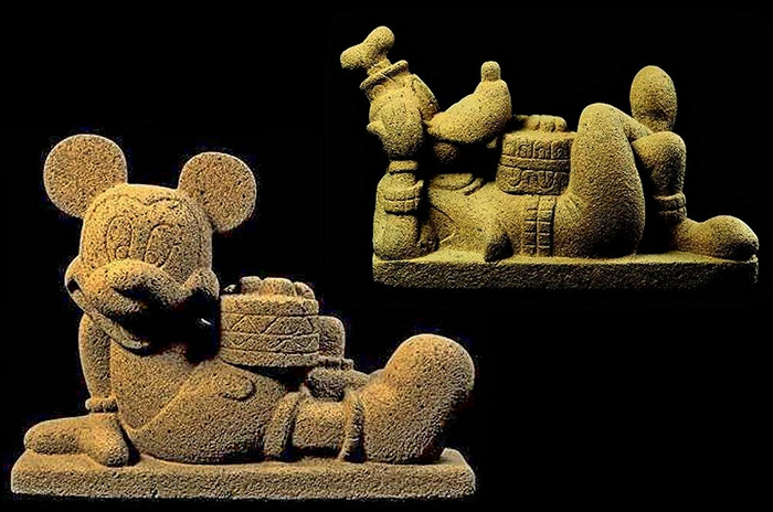 Pre-Columbian Cartoons: *доколумбовые* скульптуры из мира Диснея