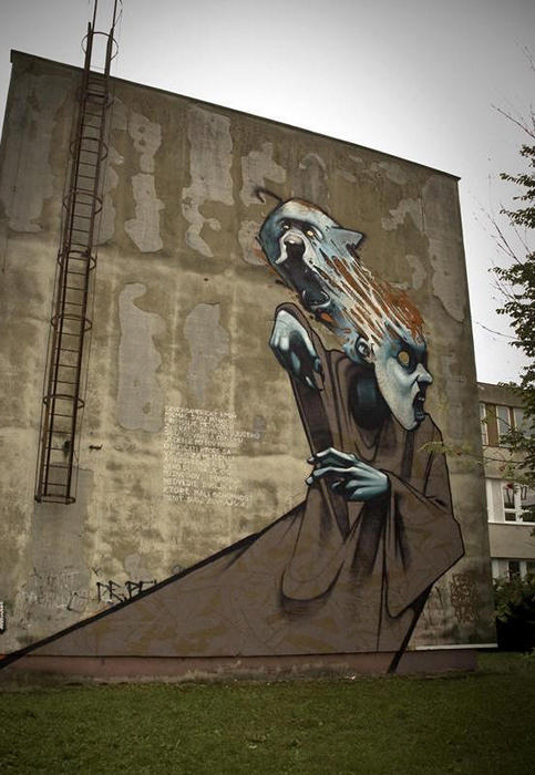 Мрачные, но прекрасные граффити Пржемека Блейжика (Przemek Blejzyk)
