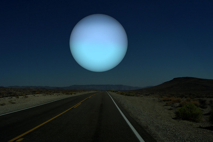 Уран вместо Луны. Космический арт-проект Рона Миллера