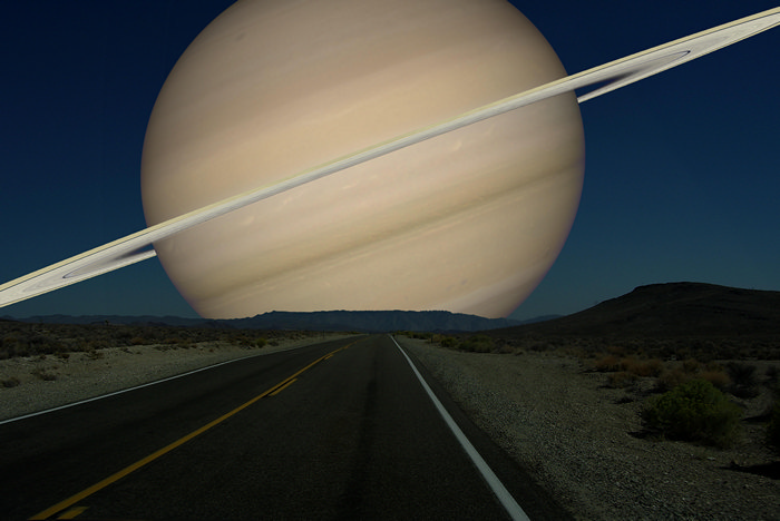 Сатурн вместо Луны. Космический арт-проект Рона Миллера