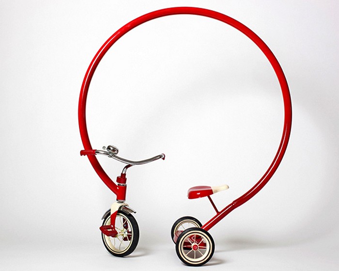Скульптуры Серхио Гарсии (Sergio Garcia) из трехколесных велосипедов