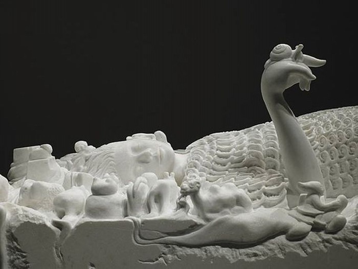 White Dream, удивительная мраморная скульптура Shinichi Hara 
