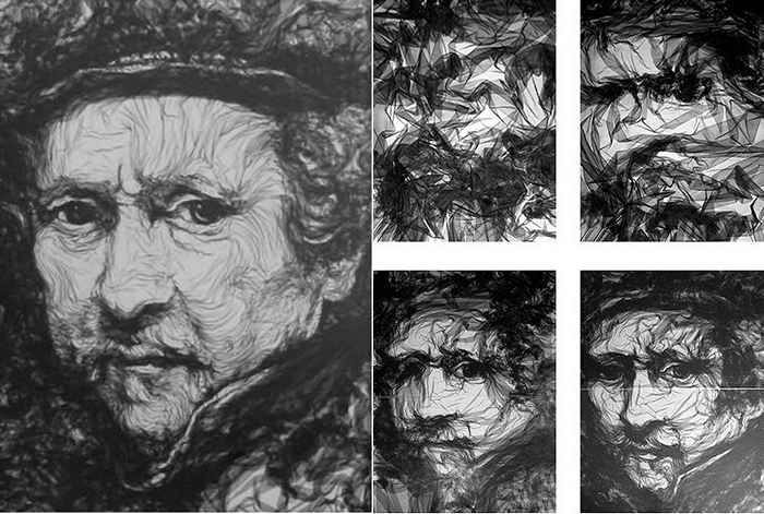 Рембрандт. Портрет из тюля, творчество Бенджамина Шайна