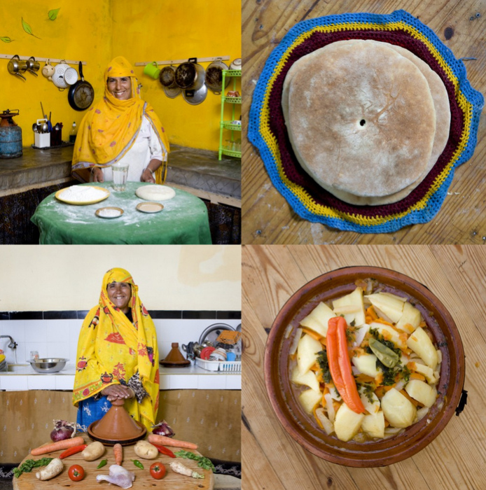 Вкусности бабушек из Марокко. Арт-проект Delicatessen with Love от Габриэле Глимберти (Gabriele Galimberti)