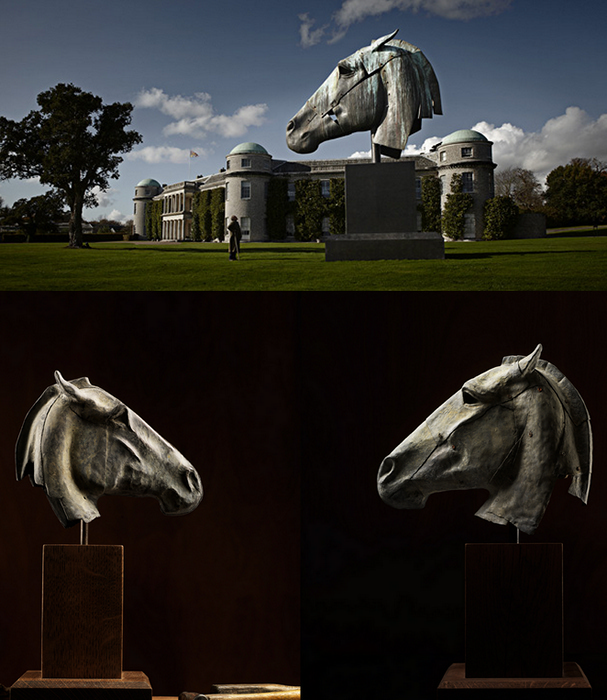 Гигантские лошадиные головы из бронзы. Самые известные скульптуры  Ника Фиддиана-Грина
