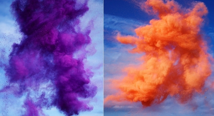 Paint Pigment Photographs, или взрывная цветотерапия в фотографиях