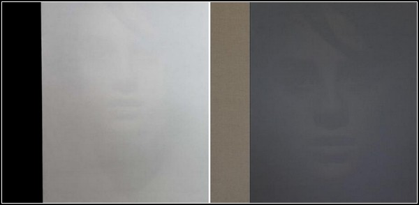 Портреты-иллюзии разных оттенков одного цвета