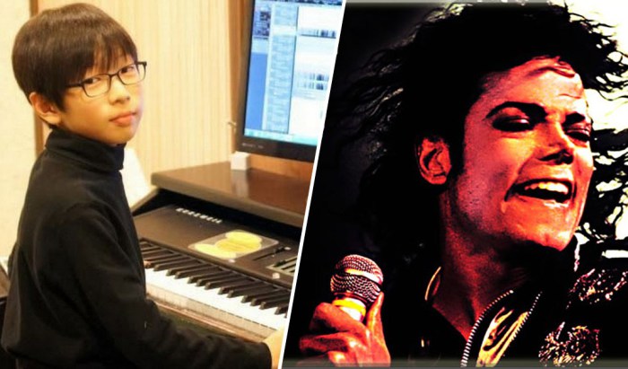 13-летний парень исполняет мелодию Майкла Джексона
