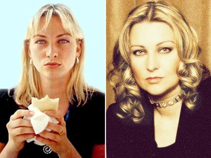 Линн Берггрен в 1990-х и в 2000-х гг. | Фото: spletnik.ru