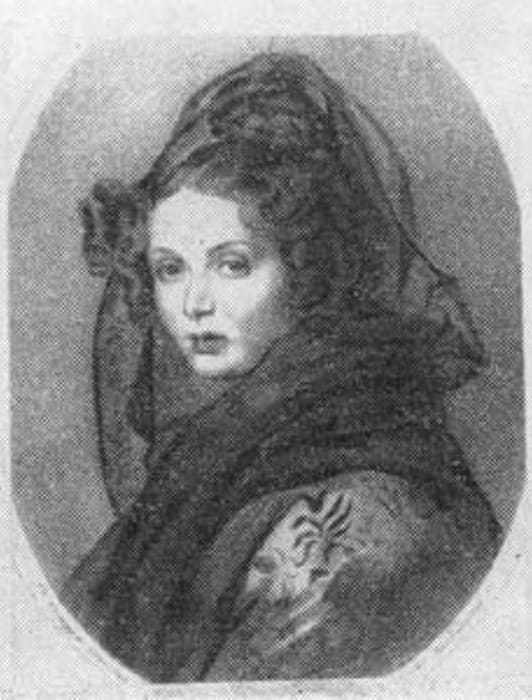 А. Г. Муравьева-Чернышева, 1820 г. С портрета художника П. Соколова | Фото: xliby.ru
