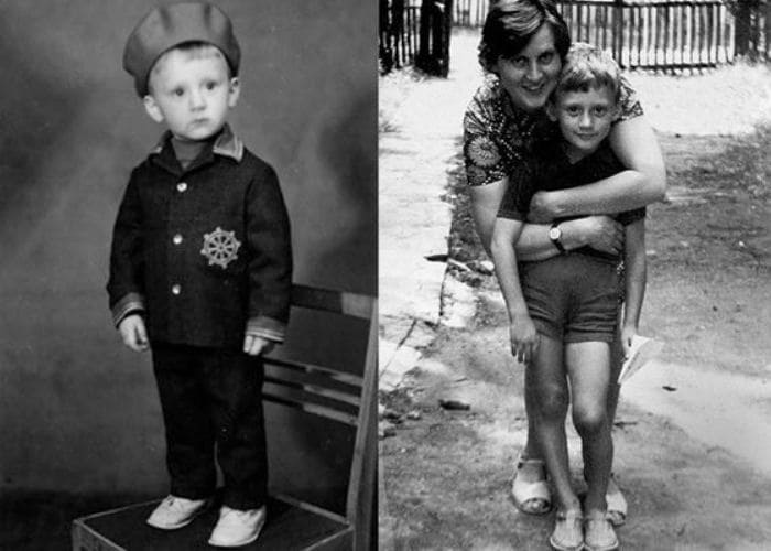 Анатолий Белый в детстве с матерью | Фото: uznayvse.ru