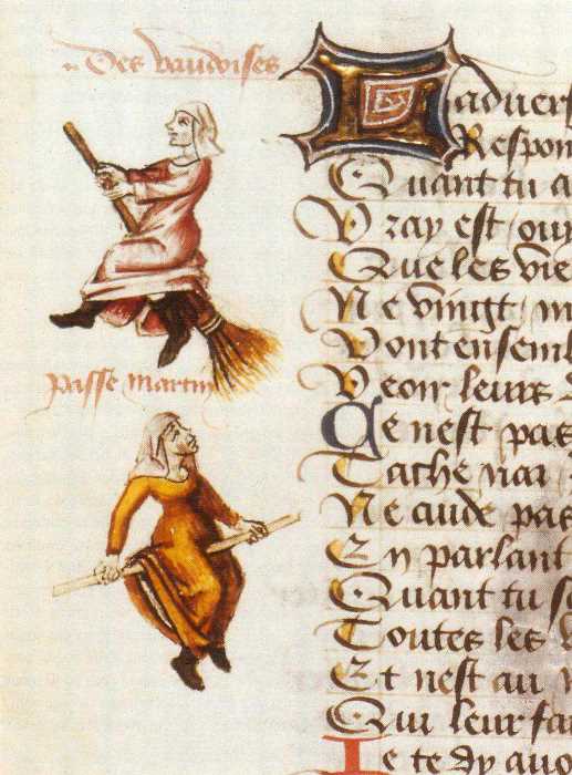 Поэма о ведьмах Мартина ле Франка, иллюстрированная изображениями преступниц, 1451 | Фото: nashagazeta.ch