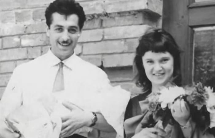 Борис Андроникашвили с женой, Людмилой Гурченко, и дочерью Машей