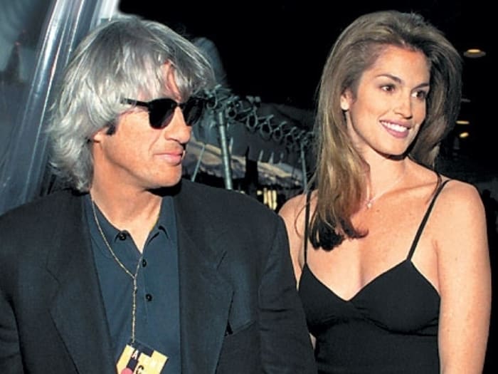 Синди Кроуфорд с первым мужем, Ричардом Гиром, 1994 | Фото: tele.ru