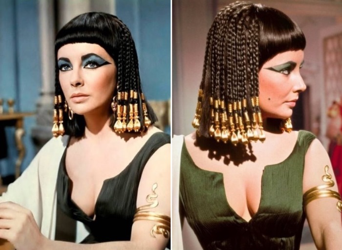 Элизабет Тейлор в роли Клеопатры, 1963