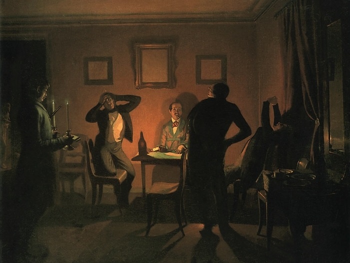 П. Федотов. Игроки, 1852 | Фото: artvek.ru