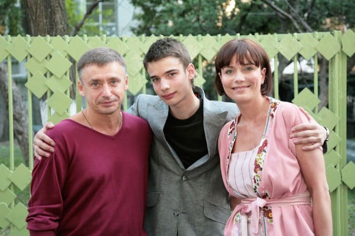 Антон Табаков, Екатерина Семенова и их сын Никита | Фото: 2aktera.ru
