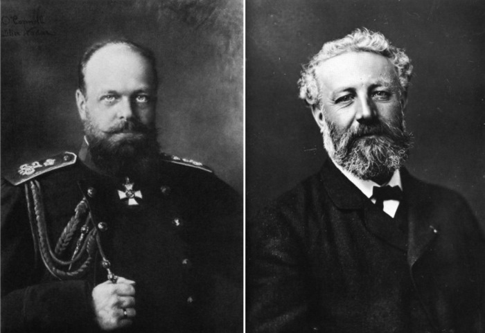 Феликс Надар. Фотопортреты императора Александра III и писателя Жюля Верна