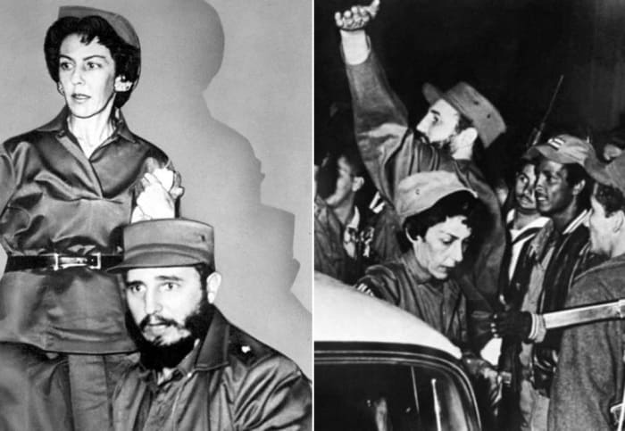 Селия Санчес и Фидель Кастро | Фото: kommersant.ru и liberation.fr