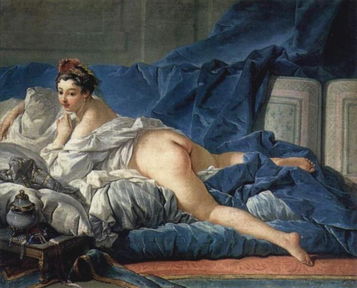 Франсуа Буше. Темноволосая одалиска, 1743