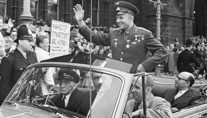 Юрий Гагарин в Великобритании, 11 июля 1961 г. | Фото: polzam.ru