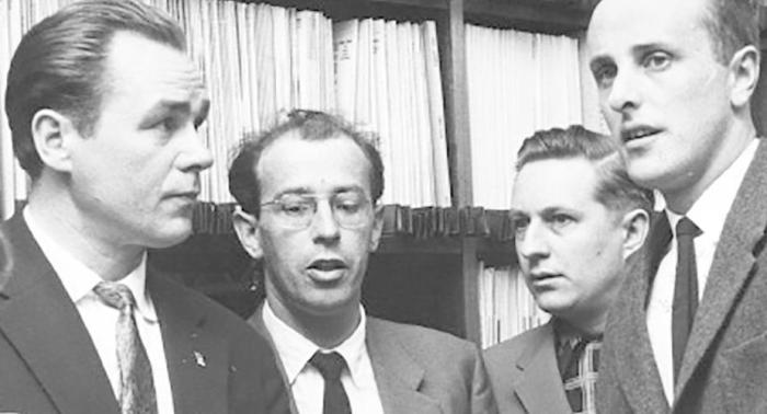 Георг Отс (слева) с коллегами | Фото: visitestonia.com