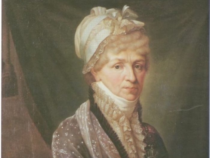 Б. Митуар. Портрет Натальи Петровны Голицыной, 1810-е. Фрагмент