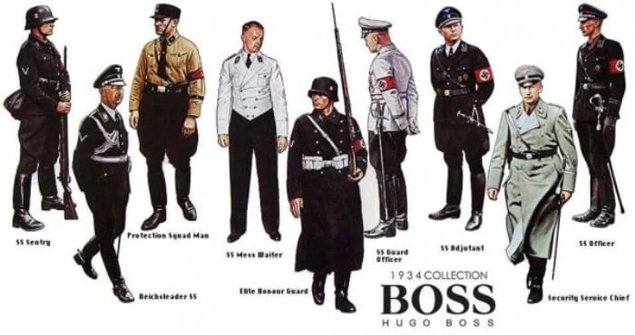 Нацистская форма, пошивом которой занималась компания *Hugo Boss* | Фото: bowandtie.ru