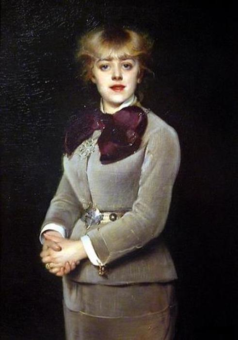 Луиза Аббема. Портрет Жанны Самари, 1879