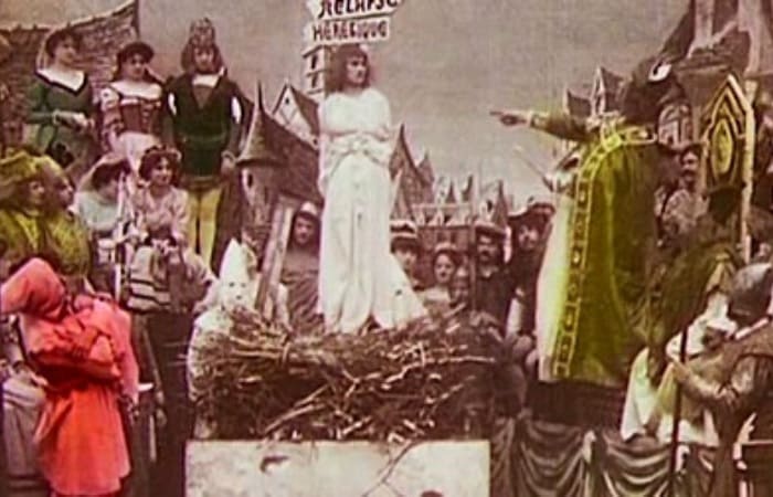 Кадр из фильма *Жанна Д’Арк*, 1899 | Фото: luciacaruso.com