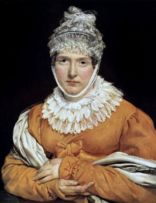 Антуан Жан Гро. Портрет мадам Рекамье. Около 1825 года