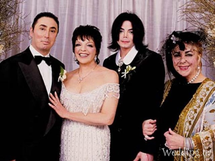 Майкл Джексон на свадьбе Лайзы Миннелли с Дэвидом Гестом