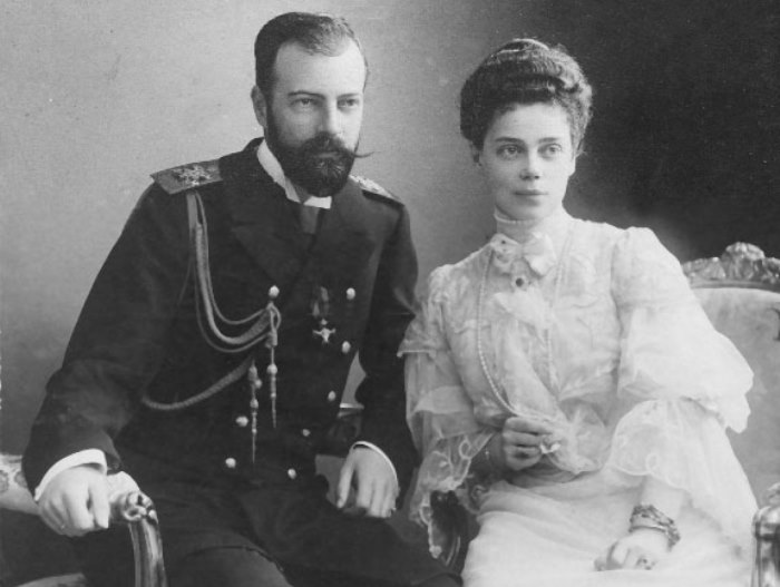 Великий князь Александр Михайлович с супругой, великой княгиней Ксенией Александровной | Фото: liveinternet.ru