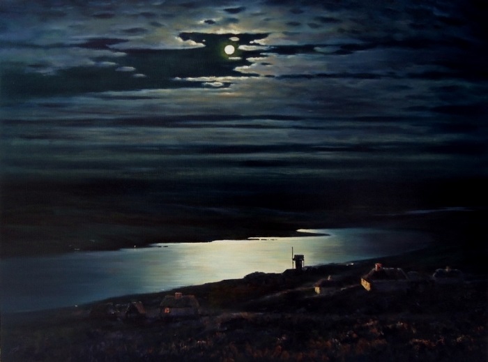 А. Куинджи. Лунная ночь на Днепре, 1880 | Фото: art-assorty.ru