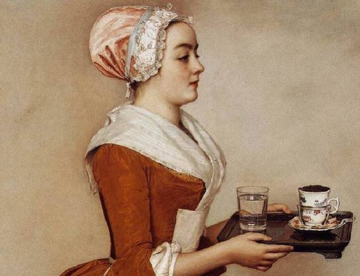 Жан-Этьен Лиотар. Шоколадница, 1745. Фрагмент | Фото: artchive.ru