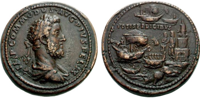 Монеты с изображением Коммода | Фото: ancientrome.ru