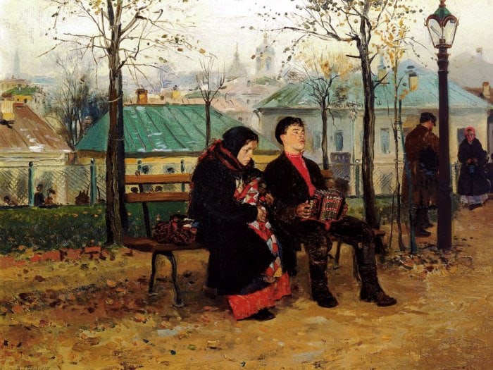 Владимир Маковский. На бульваре, 1886-1887 | Фото: artchive.ru
