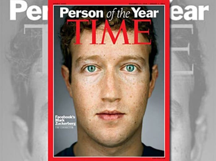 В 2010 г. Марк Цукерберг стал человеком года | Фото: besage.ru
