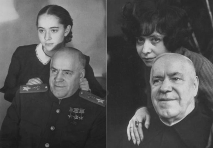 Маршал Жуков с дочерьми Эрой и Эллой | Фото: liveinternet.ru