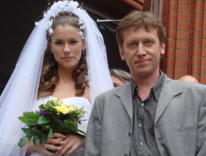 Актер со второй женой, Анной Нестерцовой | Фото: starhit.ru