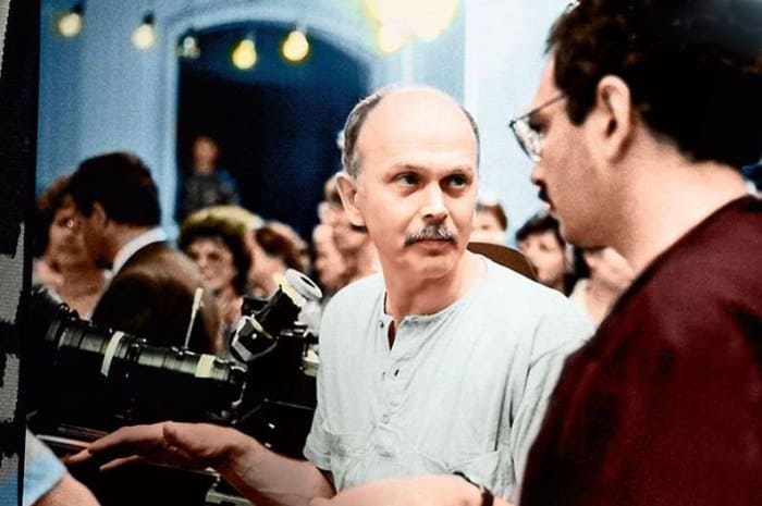 Николай Немоляев на съемках фильма *Город Зеро*, 1988 | Фото: kino-teatr.ru
