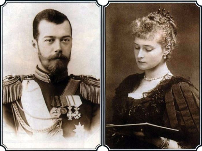 Царь Николай ІІ и царица Александра Федоровна Романовы | Фото: retrobazar.com