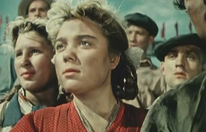 Нина Дорошина в фильме *Первый эшелон*, 1955 | Фото: kino-teatr.ru