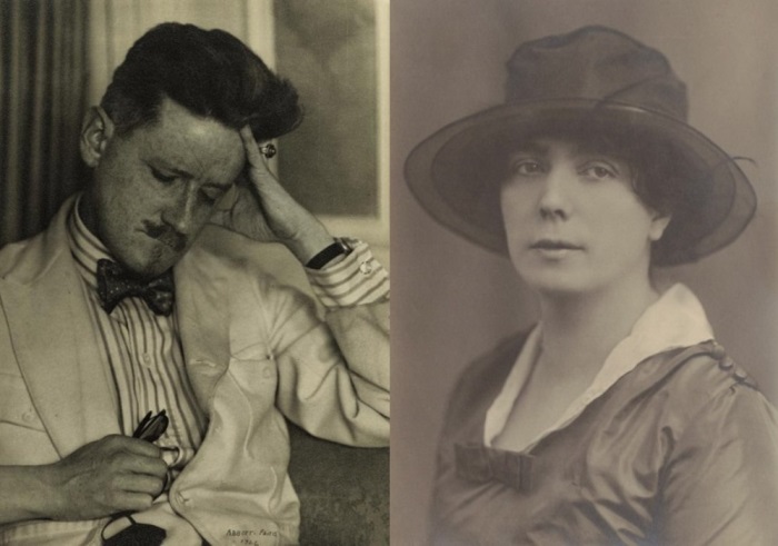 Слева – Джеймс Джойс, Париж, 1926. Справа – Нора Барнакл, Цюрих, 1920 | Фото: liveinternet.ru