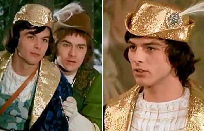 Павел Травничек в роли Принца в фильме *Три орешка для Золушки*, 1973