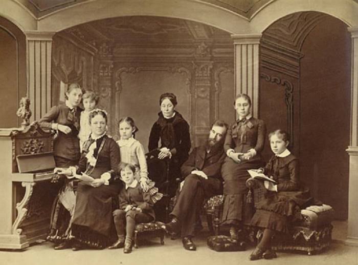 Семья Павла и Веры Третьяковых, 1884 | Фото: tretyakovgallery.ru