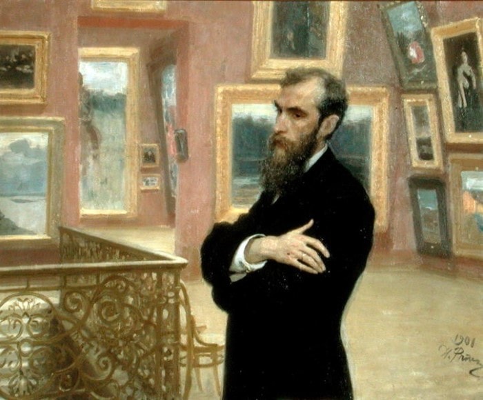 И. Репин. Портрет П. М. Третьякова, 1901 | Фото: artcontext.info