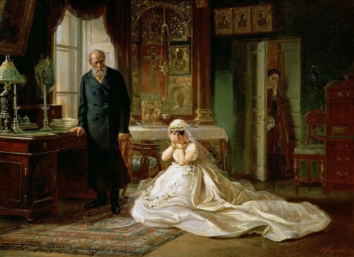 Фирс Журавлев. Перед венцом, 1874