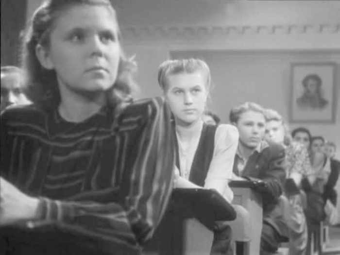 Роза Макагонова в своем первом фильме – *Сельская учительница*, 1947 | Фото: biographe.ru